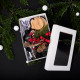 Lahjasetti lahjapakkauksessa WINTER SPICES. Tuoksuesanssi, vartaloharja ja saippua.