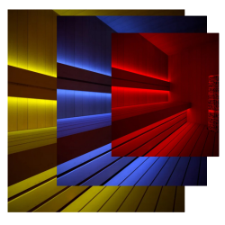 Saunan LED-nauhat, RGB