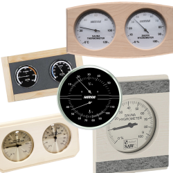 Saunan lämpömittarit ja kosteusmittarit