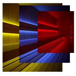 Saunan LED-nauhat, RGB