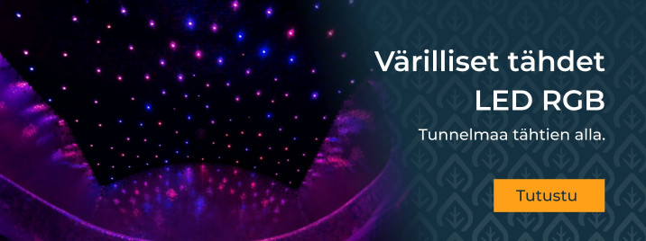 Värilliset tähdet LED RGB