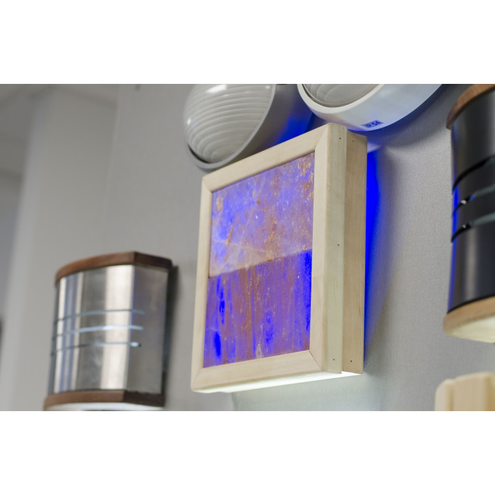 Himalajan suolavalo LED RGB, tervaleppä