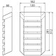 Saunaled LED-valo 180TRL 8W