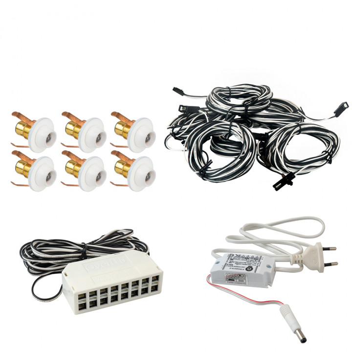 Saunavalaistus Led Lite 6, valkoinen