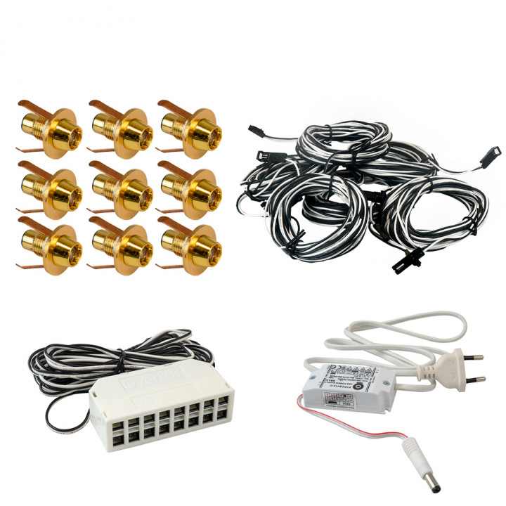 Saunavalaisin Led Lite 9, kulta