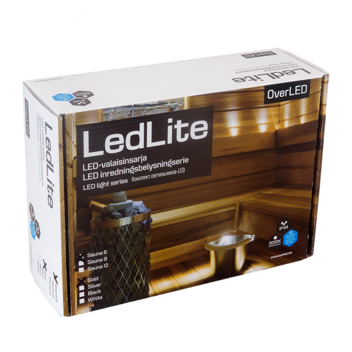Saunavalaisin Led Lite 9, kulta
