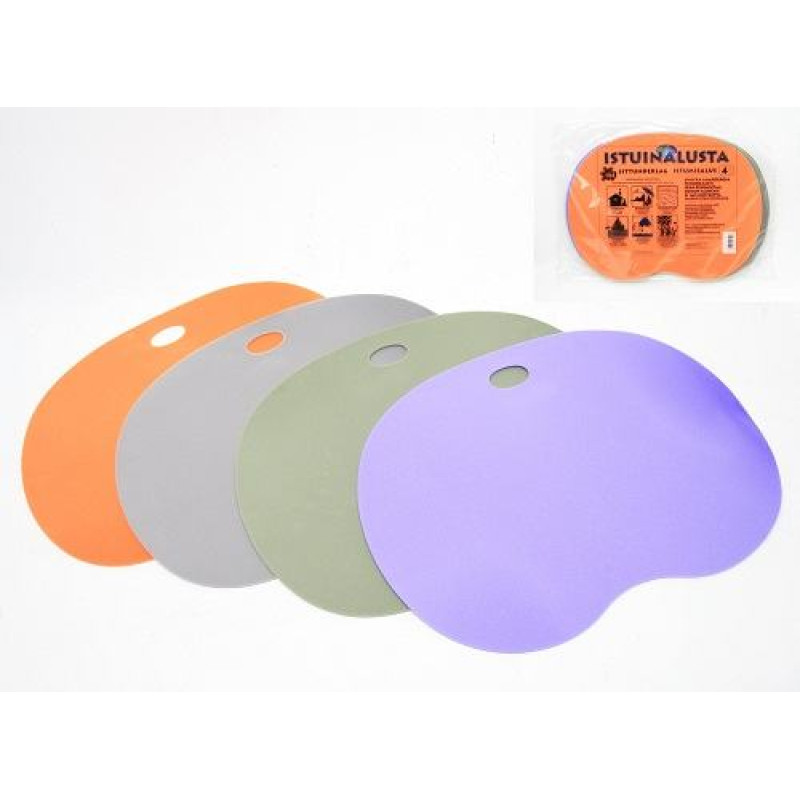 Värilliset saunapaikat, 4 kpl.