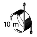 HARVIA ohjausyksikön kaapelin jatko, 10 m - 1