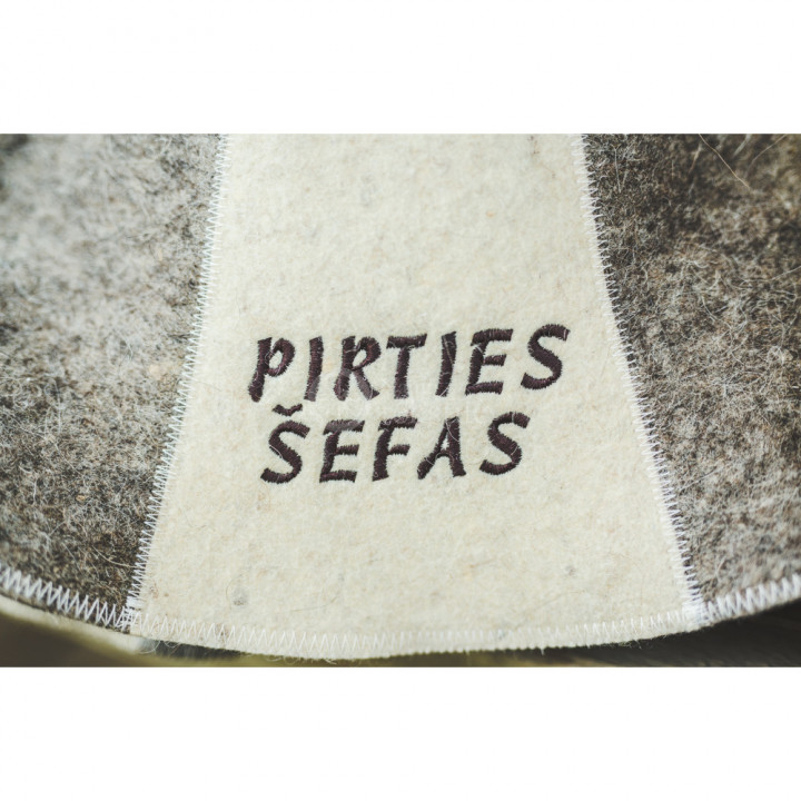 Saunahattu - PIRTIES ŠEFAS, raidallinen