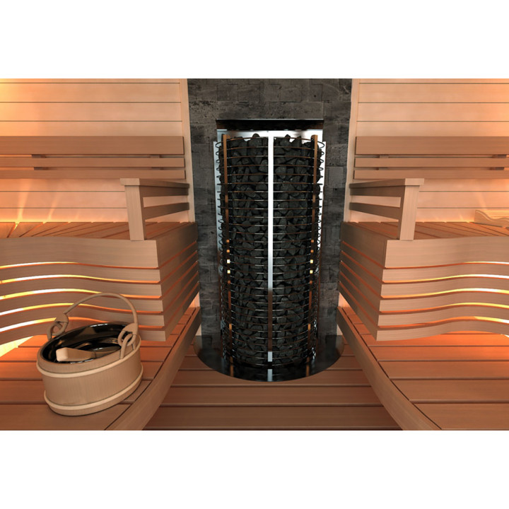 Sähkökiuas – SAWOTEC Tower Wall, ilman ohjauskeskusta 6 kW