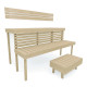 Modulaarinen saunan laude STANDART, Aspen