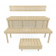 Modulaarinen saunan laude STANDART, Aspen