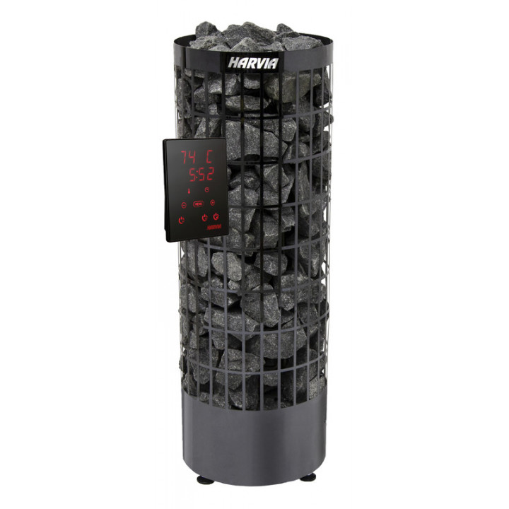 Sähkökiuas - HARVIA Cilindro Black Steel PC70XE 6,8 kW, esittelykappale