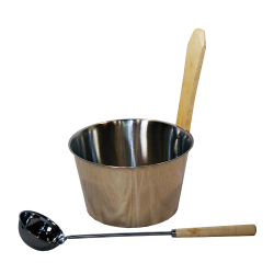 SAUNIA ruostumaton terässarja 4 l  SAUNIA ruostumaton terässarja 4 l