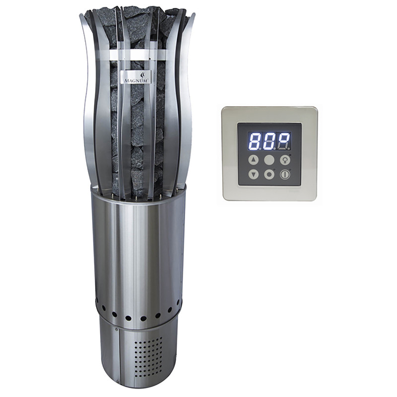 Sähkökiuas - MAGNUM LITE BOWL valaistuksella