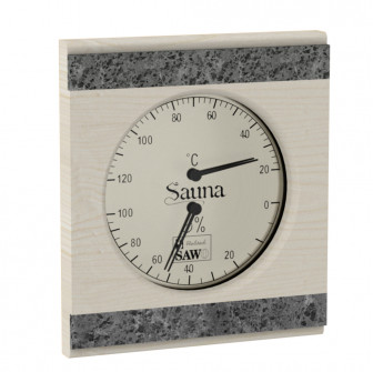 SAWO-lämpö-kosteusmittari 281-THRA, haapa