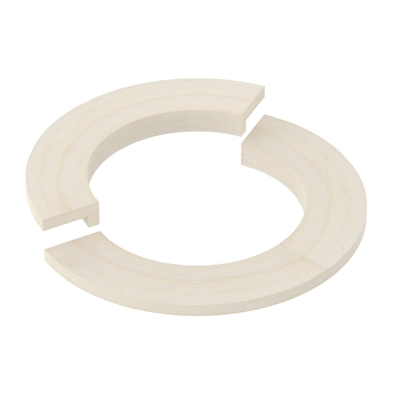 Upotuslaippa - SAWOTEC Tower Round -kiukaalle, puinen