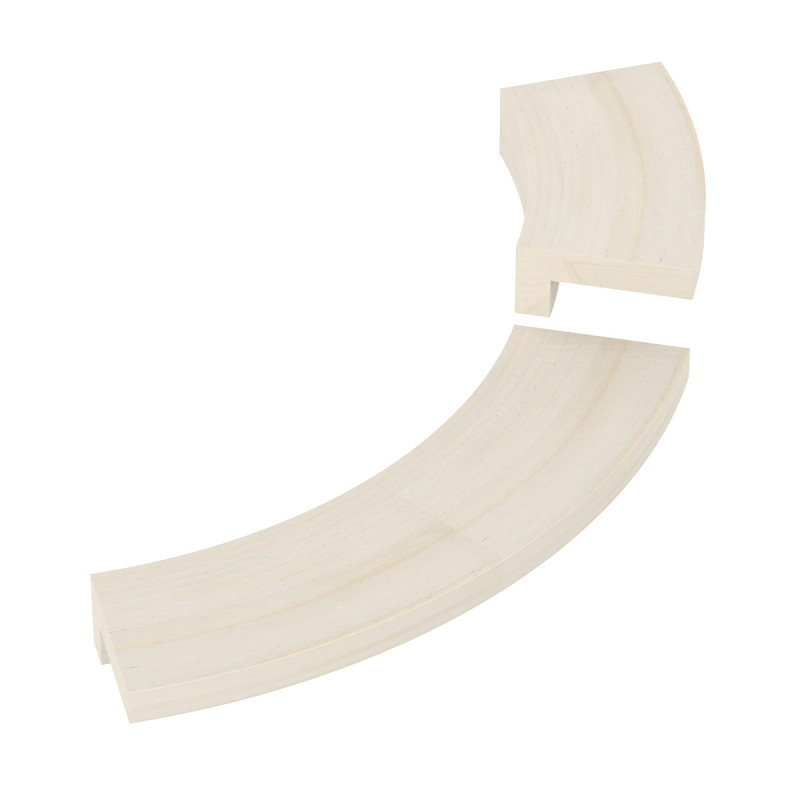 Upotuslaippa - SAWOTEC Tower Corner -lämmittimelle, puinen