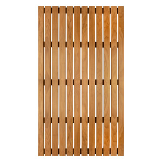 Vahvistettu lattiaritilä, Thermo haapa, 600x1000x43 mm