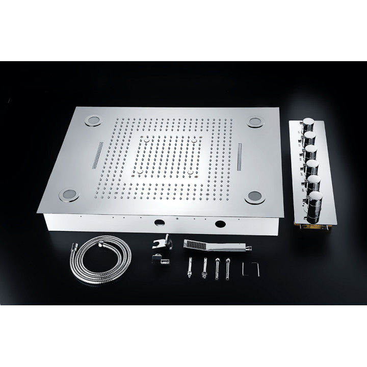 Steamtec Tolo -sadesuihku, 600x800 mm