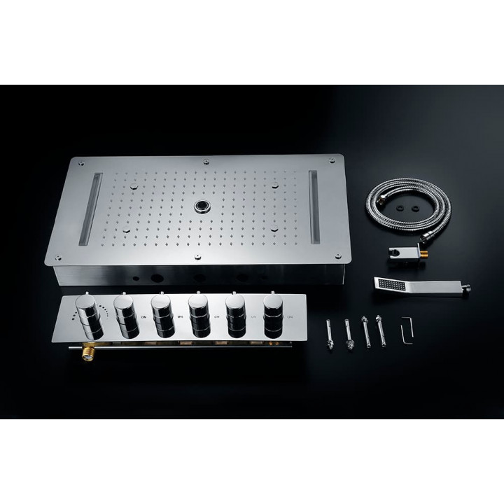 Steamtec Tolo -sadesuihku, 380x700 mm