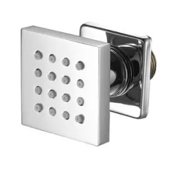 Messinkisuihkut Steamtec Tolo -sadesuihkulle 