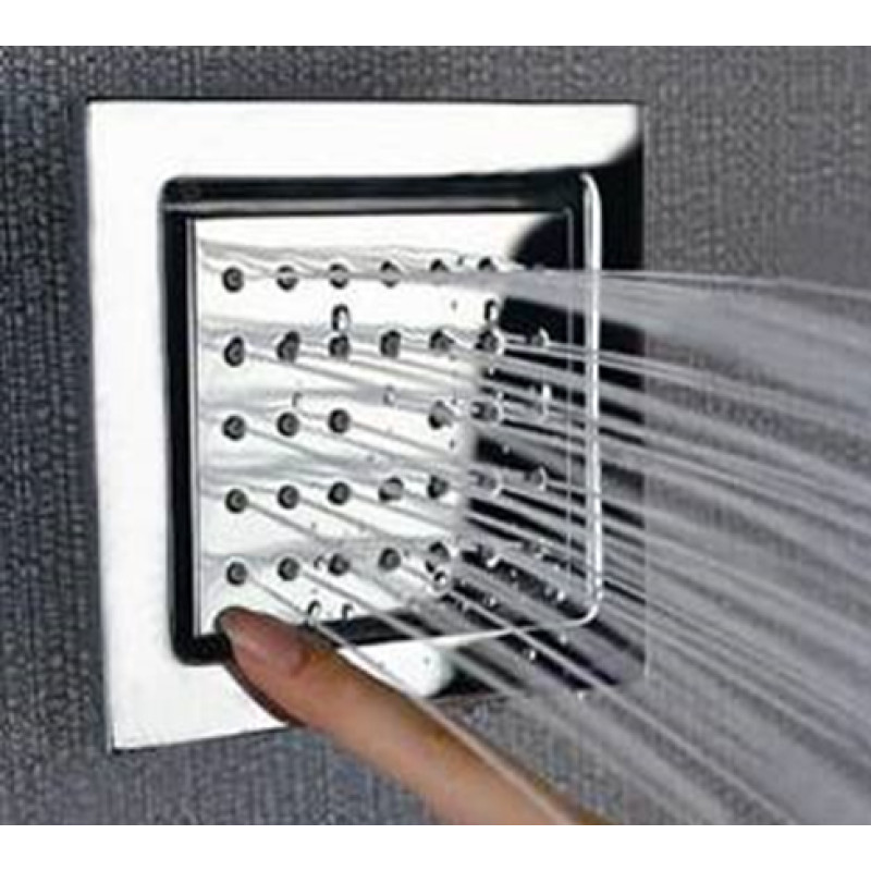 Säädettävät messinkisuihkut Steamtec Tolo -sadesuihkulle