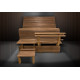 Modulaarinen saunapenkki ERGONOMIC, Thermo haapa