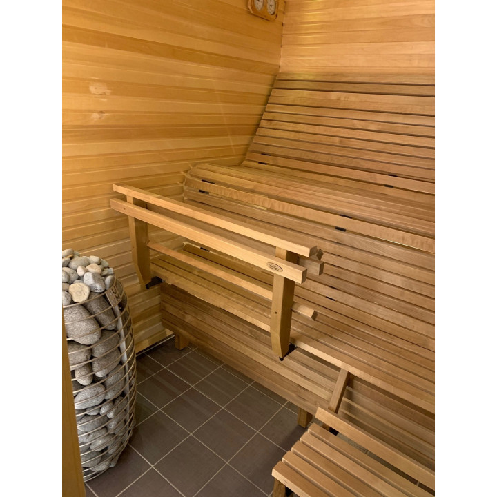 Modulaarinen saunapenkki ERGONOMIC, Thermo haapa