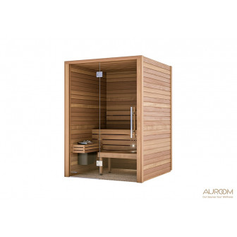 Auroom-saunamökki 150x150x205cm, lasitettu