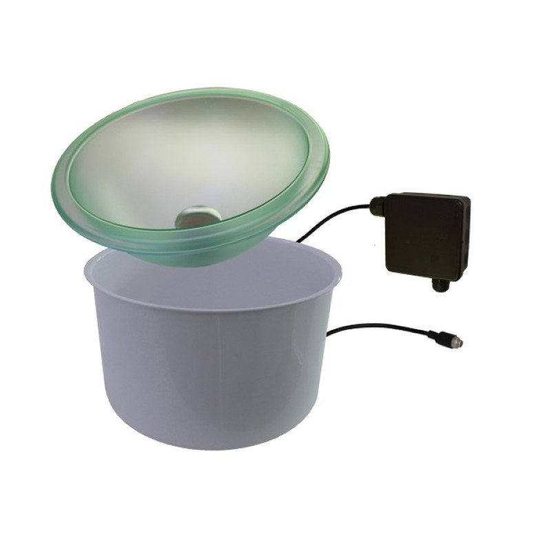 CARIITTI LED valaistu kulho vedenpoistoventtiilillä 5 l