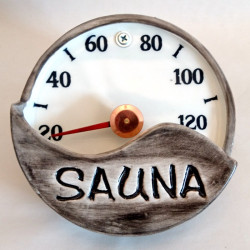 Keraaminen saunalämpömittari - SAUNA 
