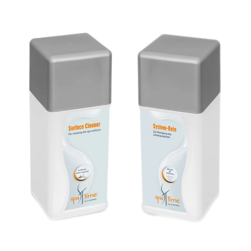 Puhdistussarja kylpytynnyriin tai kylpylään, ilman suodatinta