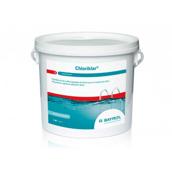 Nopeasti liukenevat klooritabletit Chloriklar, 5 kg