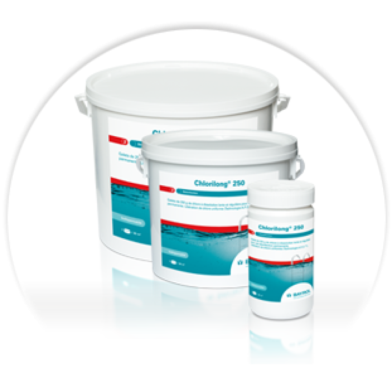 Hitaasti liukenevat klooritabletit Chlorilong 200, 5 kg