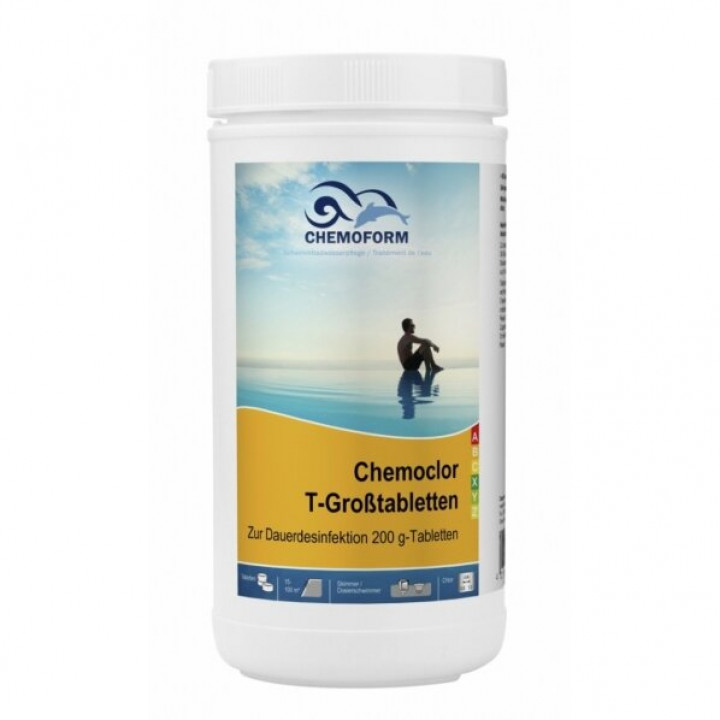 Hitaasti liukeneva kloori CHEMOCLOR T-tabletit 200 g, 1 kg