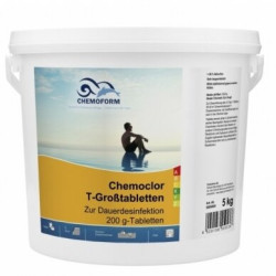 Hitaasti liukeneva kloori CHEMOCLOR T-tabletit 200 g, 5 kg