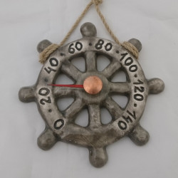 Keraaminen saunalämpömittari - pyörä 