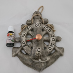 Keraaminen saunalämpömittari - ankkuri 