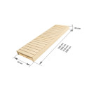Saunapenkki, haapa / leppä, 400x1600-2400 mm - 3