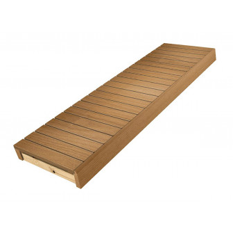 Saunapenkki, lämpöhaapa, 400x1600-2400 mm