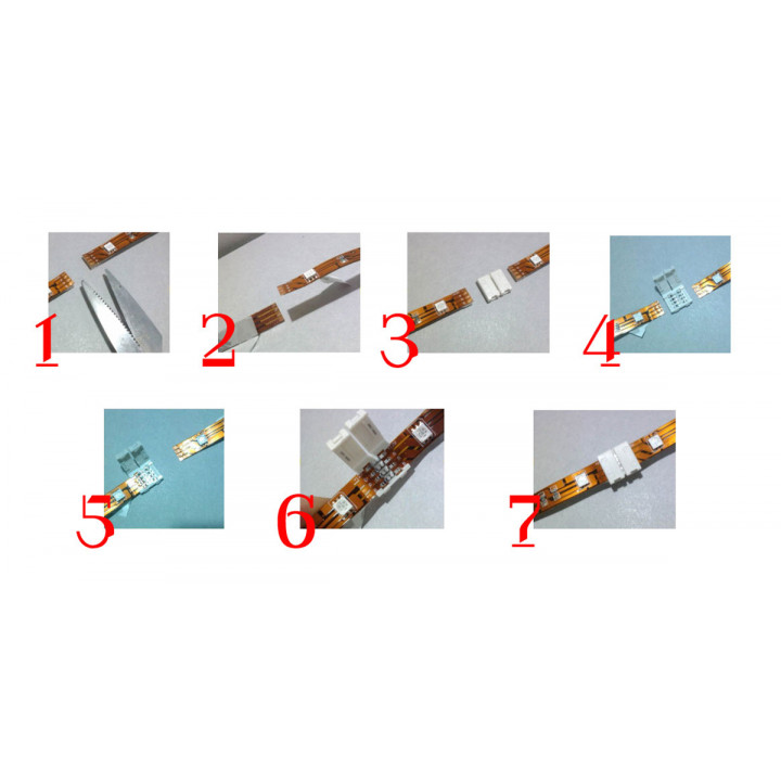 LED -nauhan liitin