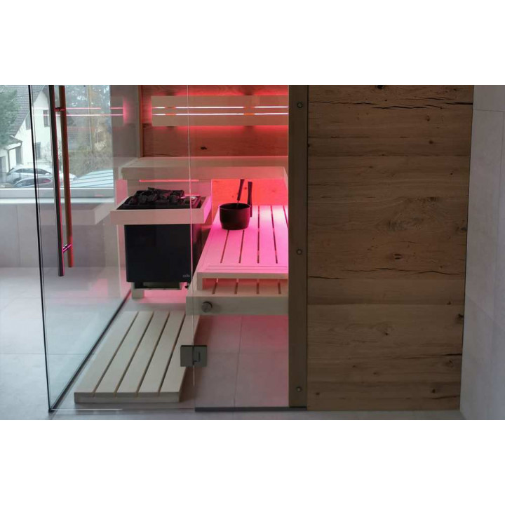 Sähkökiuas - EOS BI-O Tec, 6 kW, antrasiittihelmiäiskuvio