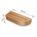 Päätyelementti modulaarisiin saunapenkkeihin, Leppä - 2
