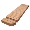 Päätyelementti modulaarisiin saunapenkkeihin, Leppä - 4