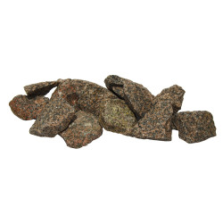 HARVIA kivet, punainen graniitti 5-10 cm