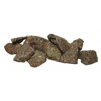 HARVIA kivet, punainen graniitti 5-10 cm