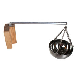 Ruostumattomasta teräksestä valmistettu säiliö tuoksuille, 120 ml 