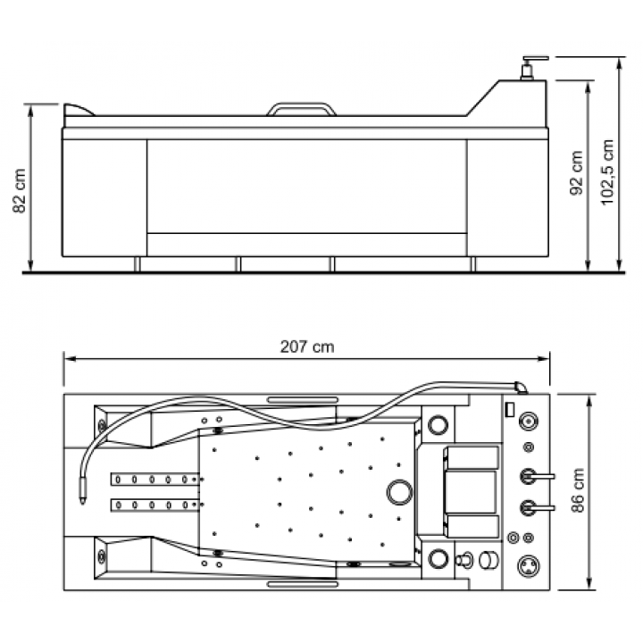 Kylpyamme Aquator AQ-27 USM-UVM