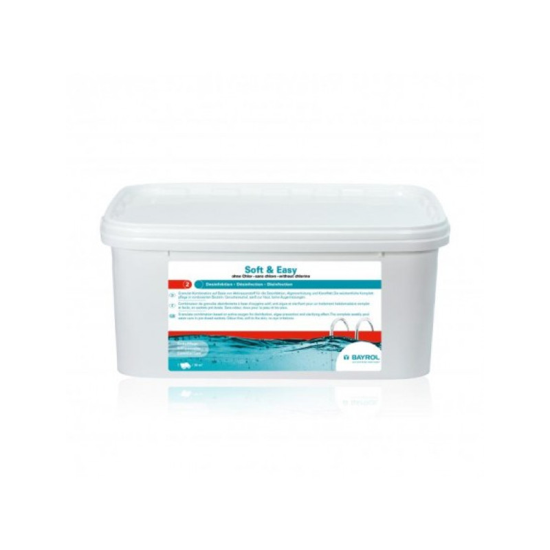 Uima-altaan hoitoaine ILMAN KLOORIÄ Soft & Easy, 4,48 kg